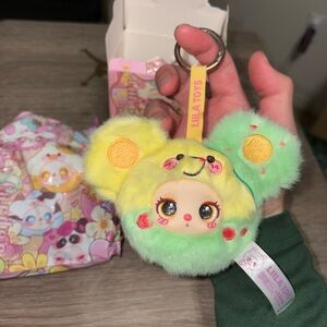 Green Plum Mouse - Baby Three Lilia Toy Garden Tea Party Mini Plush Pendant